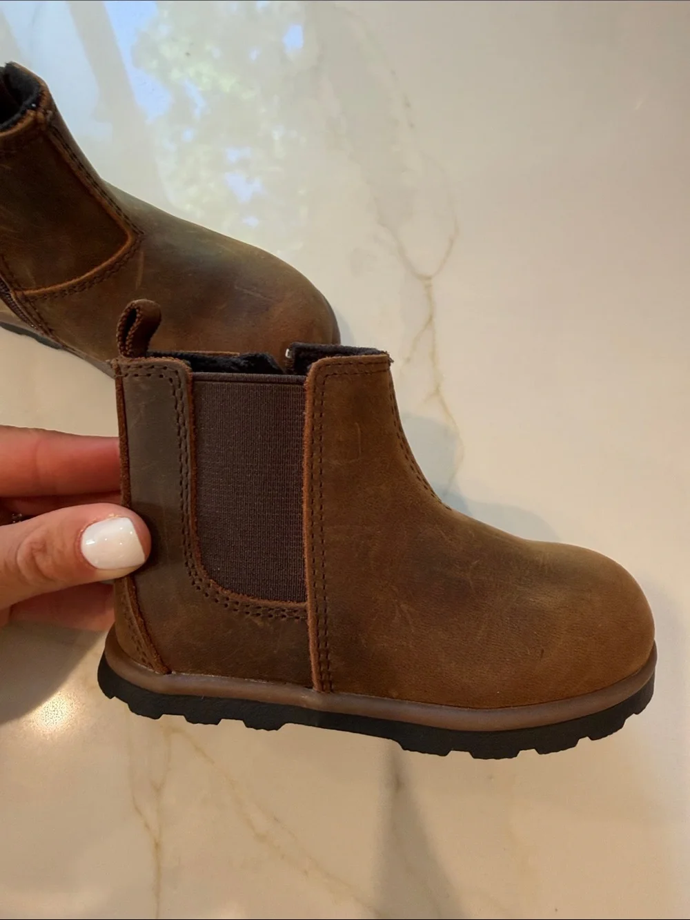 Zara Kids Brown Chelsea Boots Toddler 5 1/2